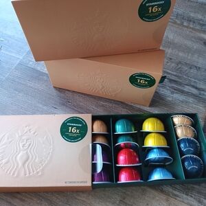 Starbucks Nespresso Capsules 3 Boxes 48 Capsules BB 4/26
